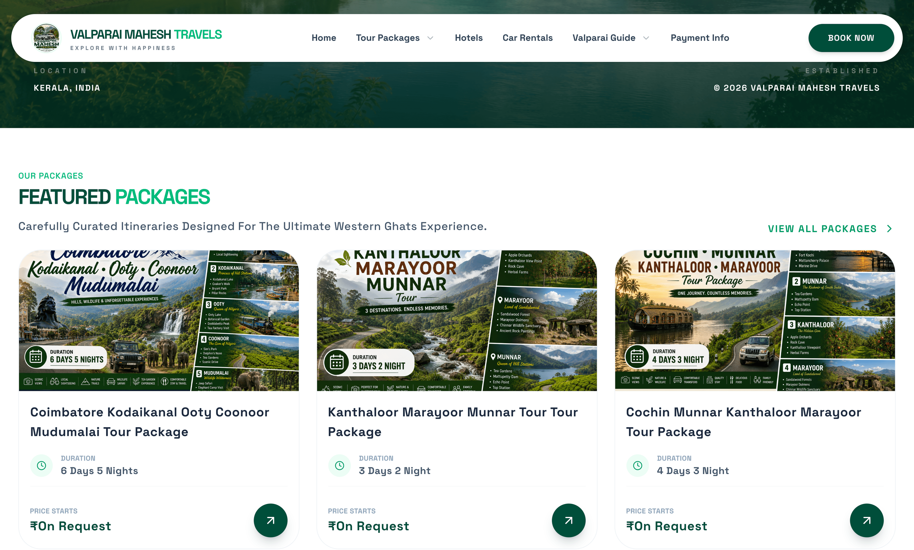 Valparai Holiday Tours