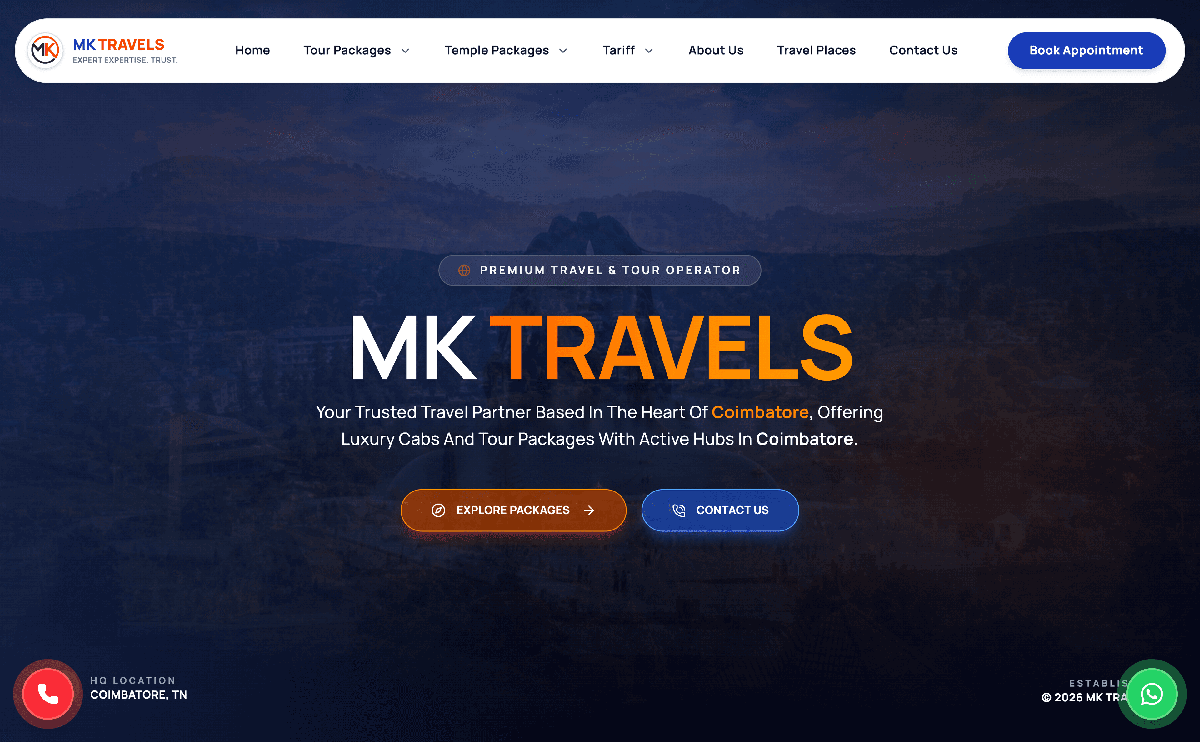 MK Travels Coimbatore