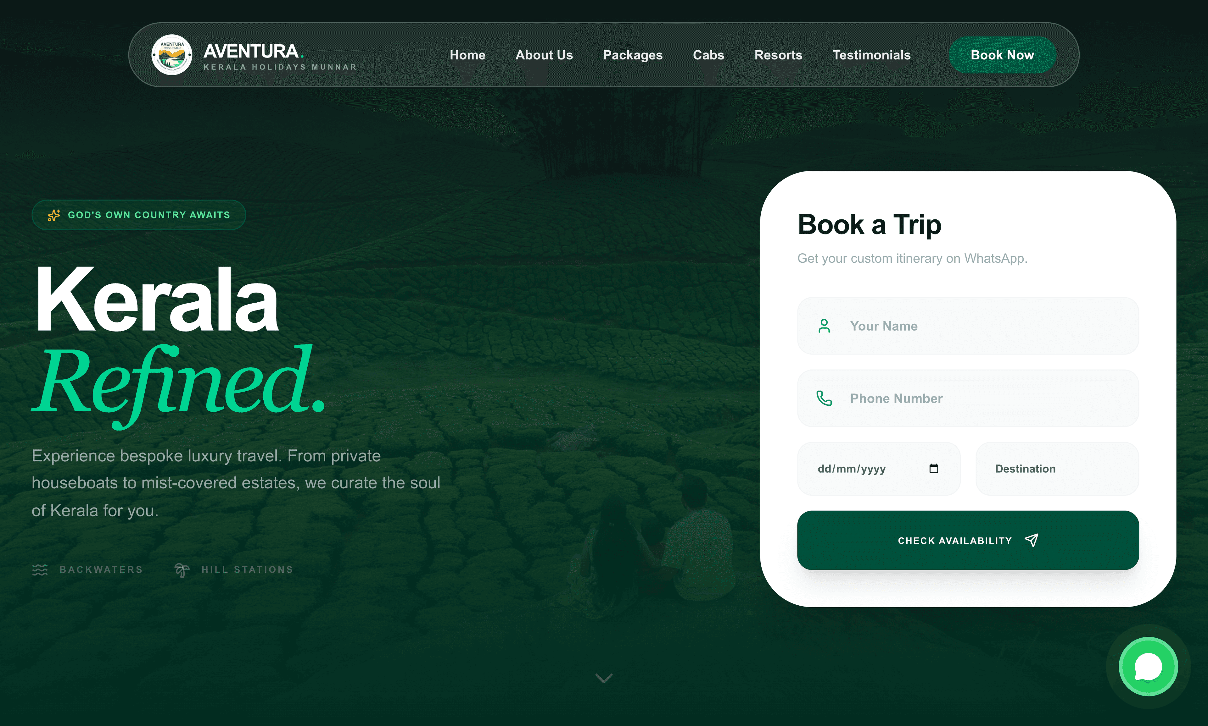 Aventura Kerala Holidays