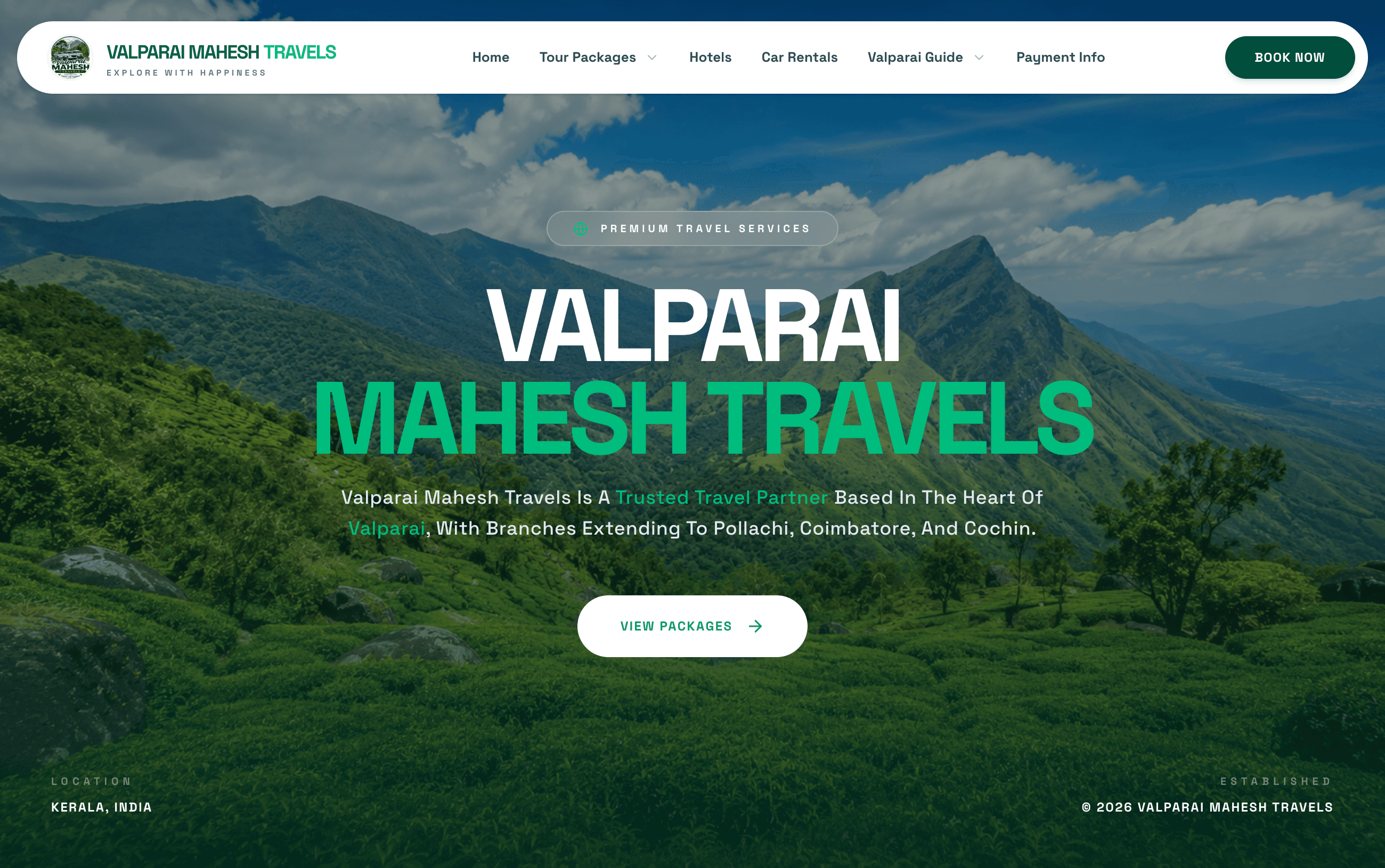 Example of a business website designed and developed by Wepzite